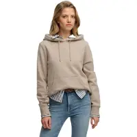 Superdry per donna. W2012667A Felpa grigia essenziale (XL), Casual, Grigio, Cotone
