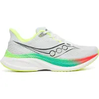 Saucony - Scarpe da Running - Endorphin Speed 5 White/Multi per Uomo - Taglia 46 - Bianco