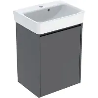 Geberit Renova Plan ensemble lave-mains avec meuble sous lavabo, 1 porte, 50x69,7x38cm, 504.035.JK.1, 504.035.JK.1