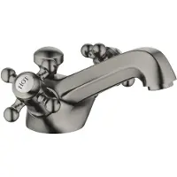 Dornbracht MADISON Mitigeur monotrou pour lavabo avec garniture d'écoulement, saillie 130mm, 22500360-99, 22500360-99