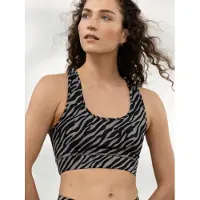 Hey Honey Reggiseno sportivo 'Racerback' grigio basalto