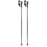 LEKI - Bastoni da grappa - Hot Shot in Alluminio - Taglia 120 cm - Nero
