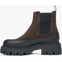 Estro Boots chelsea '09-3593' marrone scuro