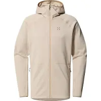 Haglöfs Magma Mid Hood Giacca in pile Uomo (M, beige)