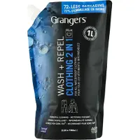 Grangers Lavaggio + Impermeabilizzante Per Abbigliamento 2 In 1 Detergente E Idrorepellente 1l