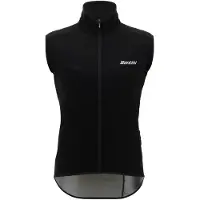 Santini Guard Nimbus Rainproof Vest Gilet da ciclismo (S, nero)