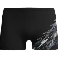 Speedo Medley Logo Aquashort Pantaloncino da bagno Uomo (6, nero)
