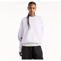 New Balance Women's Sport Essentials Fleece Crew Maglione Donna (M, bianco)