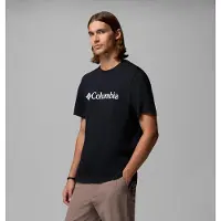 Columbia CSC Basic Logo Tee T-shirt Uomo (M, nero)