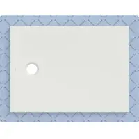 Geberit CleanFloor30 surface de douche, intégrée, avec voile d'étanchéité, 110x80cm, 551.005.00.1, 551.005.00.1