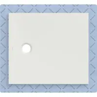 Geberit CleanFloor30 surface de douche, intégrée, avec voile d'étanchéité, 90x80cm, 551.003.00.1, 551.003.00.1