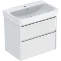 Geberit Renova Plan ensemble lavabo avec meuble sous lavabo, 2 tiroirs, 75x69,7x44,6cm, 504.037.00.1, 504.037.00.1