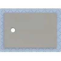Geberit CleanFloor30 surface de douche, intégrée, avec voile d'étanchéité, 120x80cm, 551.006.29.1, 551.006.29.1
