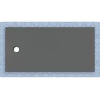 Geberit CleanFloor30 surface de douche, intégrée, avec voile d'étanchéité, 160x80cm, 551.009.DM.1, 551.009.DM.1