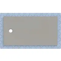 Geberit CleanFloor30 surface de douche, intégrée, avec voile d'étanchéité, 150x80cm, 551.008.29.1, 551.008.29.1
