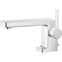 Dornbracht LULU Mitigeur monocommandé pour lavabos avec garniture d'écoulement, saillie 155mm, 33500710-00, 33500710-00