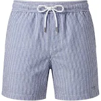 Vercate Pantaloncini da bagno 'Seersucker' blu scuro