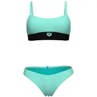 Arena Women's Elastic Band Bikini Bralette Bikini Donna (S, turchese)