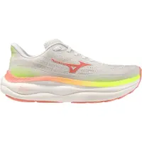 Mizuno - Scarpe da running - Wave Sky 9 Ws GF White/Desert Flower/Lime Pulp per Donne - Taglia 5 UK - Arancione