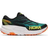 Hoka One One Mafate X Scarpe per trail running Uomo (45 1/3, nero/ electric aqua)