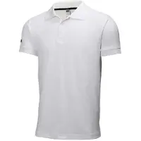 Helly Hansen per uomo. 54233 Polo Crewline bianca (L), Bianco, Casual, Poliamide, Manica corta
