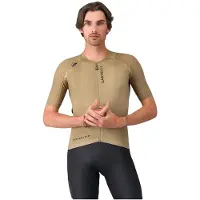 Castelli Unlimited Pro 2 Jersey Maglietta da ciclismo Uomo (L, beige)