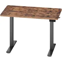 Vasagle Scrivania regolabile in altezza , scrivania elettrica regolabile in altezza 80 x 50 cm, scrivania in piedi con 4 pulsanti di memoria, scrivania per computer