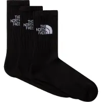 The North Face Everyday Standard Crew Sock 3-Pack Calze casual (34-37, nero)