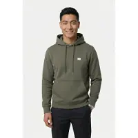 Calvin Klein Classic Long Sleeve 350gsm Terry Woven Label Dusty Olive Taglia: L | Felpe con cappuccio Outlet | Uomo | Verde
