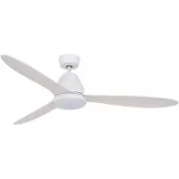 Beacon Lighting Ventilatore da soffitto Beacon con luce Whitehaven bianco silenzioso