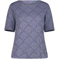 CMP Women's S/S T-Shirt Floral Maglia funzionale Donna (34, grigio)