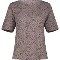 CMP Women's S/S T-Shirt Floral Maglia funzionale Donna (38, marrone)
