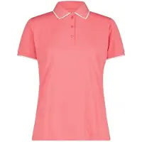 CMP Women's Polo Stretch Piquet Maglia polo Donna (36, fuchsia)