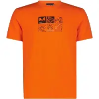 CMP S/S T-Shirt Maglia funzionale Uomo (54, arancione)