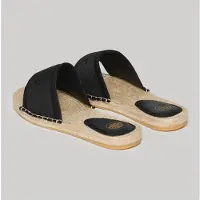 Superdry per donna. WF310223A Espadrillas di tela nera (38), Nero, Tessuto, Basso, Nessuno, Casual