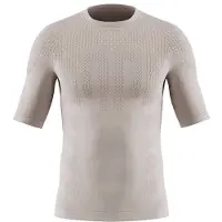 Bauerfeind Sports Sports Compression Shirt Short Sleeve Maglia da corsa Uomo (S, grigio)