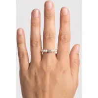 Purelei Anxiety Shiny Bloom Ring Silver / 56-60 Taglia: M-L | Braccialetti Outlet | Donna | Grigio