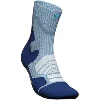 Bauerfeind Women's Outdoor Merino Mid Cut Socks Calze da trekking Donna (43-46, grigio/blu)