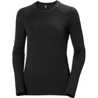 Helly Hansen per donna. 49378 Maglia termica Lifa Merino Midweight nera (L), Nero, Sportivo, Lana, Manica lunga