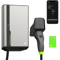 Green Cell Caricabatterie Per Auto Elettrica Wallbox Habuden 22kw 32a 7.5m Cable Nfc