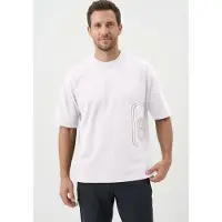 CMP Loose Fit T-Shirt T-shirt Uomo (L, bianco)