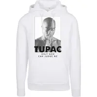 Mister tee Felpa '2Pac Prayer' grigio / nero / bianco