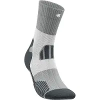 Bauerfeind Sports Women's Trail Run Mid Cut Socks Calze da running Donna (39-42, grigio)
