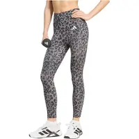 Adidas Women's Optimé Essentials Leopard 7/8 Leggings Leggings Donna (XS, grigio)