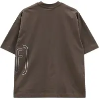 CMP Loose Fit T-Shirt T-shirt Uomo (M, marrone)