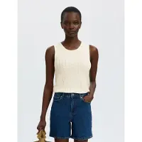 Selected Top A Maglia Donne Bianco XL