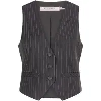 Esqualo Gilet Pinstripe Dark Grey Taglia: 40 | Outlet | Donna | Grigio