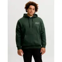 Jack & Jones Plus Size Felpa Con Cappuccio Con Logo