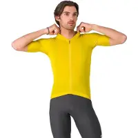 Castelli Espresso 2 Jersey Maglietta da ciclismo Uomo (L, giallo)
