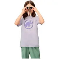 Mammut Kid's Core T-Shirt Classic T-shirt Bambini (116, lilla/bianco)